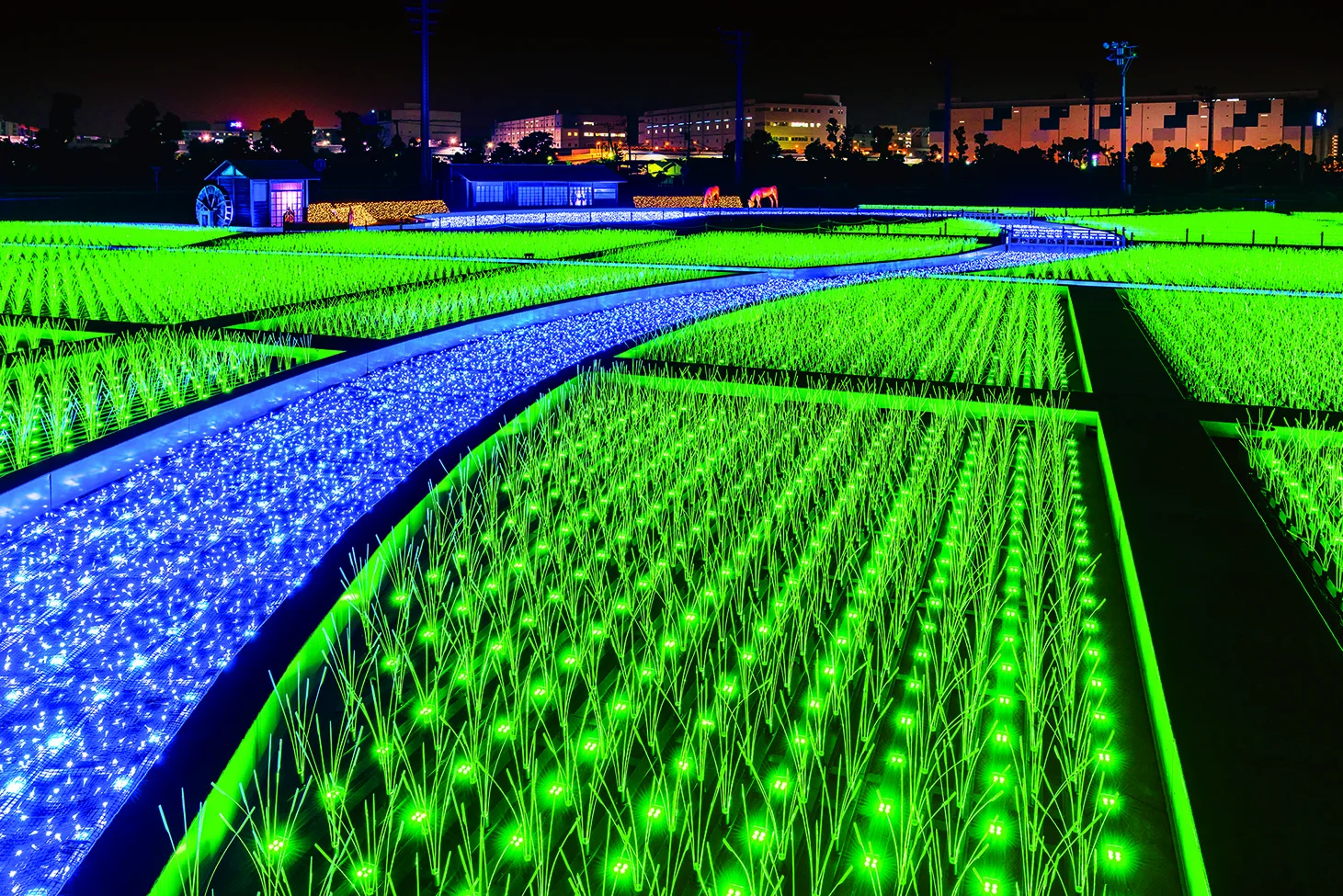 日本の美を表現した光の世界